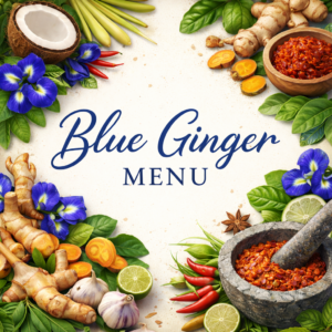 Blue Ginger Menu