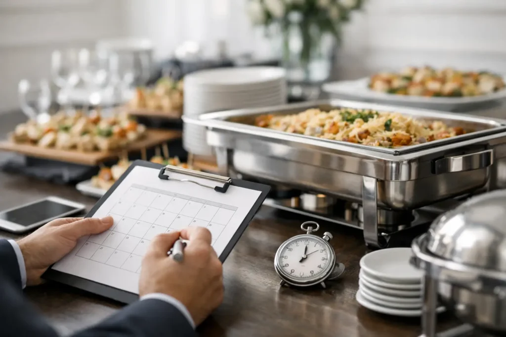 Catering Lead Time Guide for Smooth Events